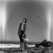Mother and Child at the Beach, 1942-1944