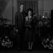 Guests and Cake at Wedding of Enlisted Soldier