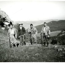 Soldiers and Civilians Hiking, 1942-1944