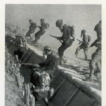 Soldiers Drilling in a Fort Ord Trench