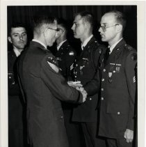 Unknown Sergeant Congratulated at Ceremony at Fort Ord