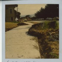 Sidewalk and Exterior View of Building 277 at the Presidio of Monterey