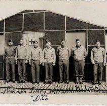 D Company Officers Pose for a Portrait at Fort Ord
