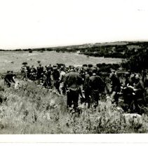 Soldiers Hike During a Field Exercise at Fort Ord