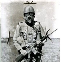 Atomic Age GI Tests Protective Equipment at Fort Ord