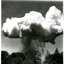 Mushroom Cloud of Simulated Atomic Explosion at Fort Ord