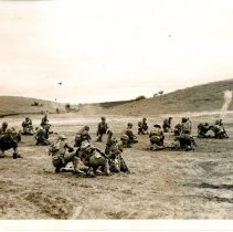 Soldiers Operate 81 mm Mortars during Training at Fort Ord