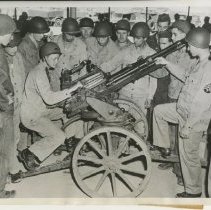 Captured Japanese Gun on Display at Fort Ord
