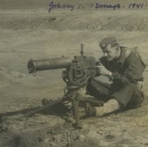 Johnny Donagh Trains with Machine Gun