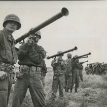 Recruits Train with Bazookas during their Basic Training at Fort Ord