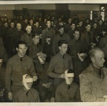 Recruits in Bandaging Class during their Basic Training at Fort Ord