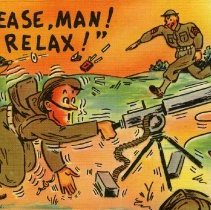 Army Antics Postcard Collection, 1940s