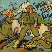 Army Antics Postcard Collection, 1940s
