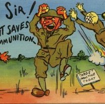 Army Antics Postcard Collection, 1940s