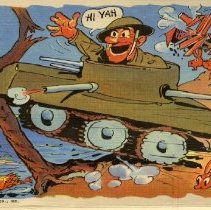 Army Antics Postcard Collection, 1940s