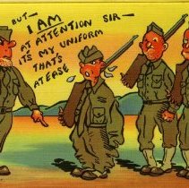 Army Antics Postcard Collection, 1940s