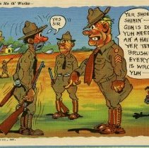Army Antics Postcard Collection, 1940s