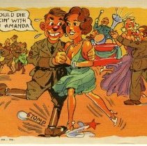 Army Antics Postcard Collection, 1940s