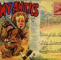 Army Antics Postcard Collection, 1940s