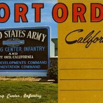 Fort Ord Postcard Collection, 1960s-1970s.