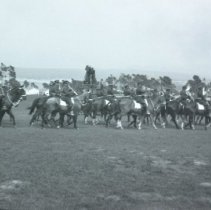 Filming Mounted Band on the Upper Parade Ground