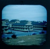 Stereoscope Collection of Barracks Buildings and Soldiers at Fort Ord