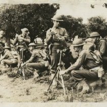 Soldiers Training to use 81mm Mortars at Camp Ord