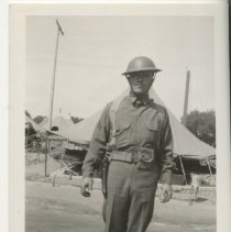 Informal Portrait of Unknown Soldier at Fort Ord
