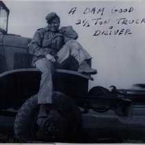 Truck Driver Poses for Portrait