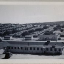 Aerial View of Buildings on a Military Base