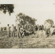 Soldiers Listen to the Army Band Play at Fort Ord