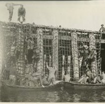 Soldiers Practice Disembarking to Train for Beach Attack