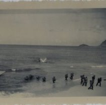 Soldiers Practice Disembarking from Amphibious Vehicle at Fort Ord
