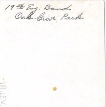 19th Engineer Battalion Band Plays in Oak Grove Park