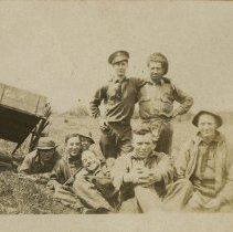 Soldiers Pose for Portrait in the Field