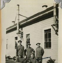 Soldiers Outside of Barracks on the Presidio of Monterey