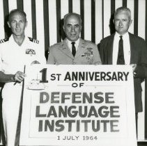 1st anniversary of DLI East Coast Branch, Commandant Edward Grant, COL Lloyd Gomes, COL Samuel Hogan