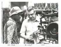 Training Instructor Pocco Petitto with trainee Charles Teague