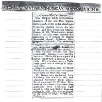 McCutcheon-Green Wedding