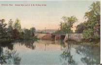 Postcard / B & M Railway Bridge