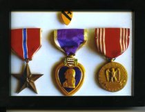 Medals awarded to Sgt. Ernest G. Jeffrey