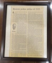 Article about 1919 strike