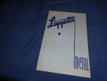Liggett's Drug Store Menu