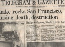 Telegram, San Francisco quake
