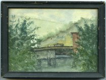 Horse-Drawn Carriage on Bridge