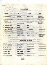 Sequence of events for FHS Dedication 1937