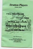 Program from Stratton Players