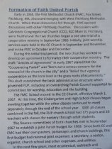 Booklet Faith United Parish 50 Years Together