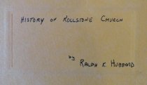 History of Rollstone Cong. Church to 1927