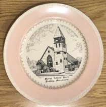 Messiah Lutheran Church commemorative plate